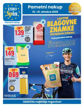 EuroSpin katalog - 15.10.2026 - 21.10.2026.