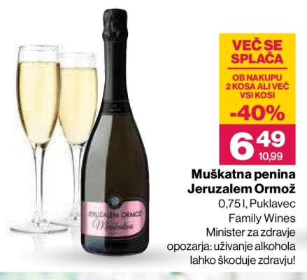 MUŠKATNA PENINA 'JERUZALEM ORMOŽ'