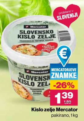 Kislo zelje Mercator