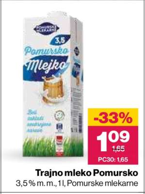 Trajno mleko Pomursko
