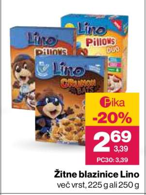 Žitne blazinice Lino