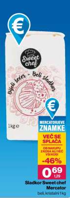 Sladkor Sweet chef Mercator