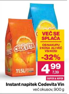 Instant napitek Cedevita Vin