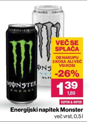 ENERGIJSKI NAPITEK MONSTER