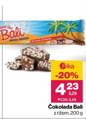ČOKOLADA BALI