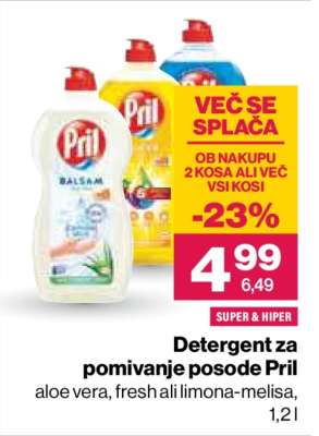 Detergent za pomivanje posode Pril