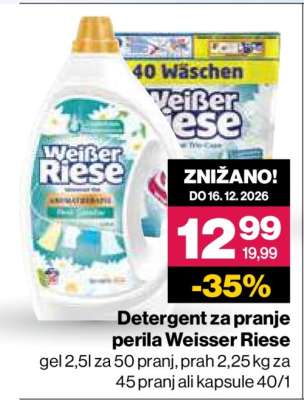 Detergent za pranje perila Weisser Riese