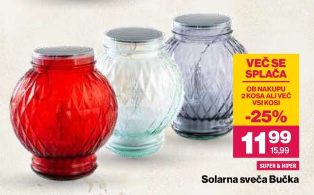 Solarna sveča Bučka