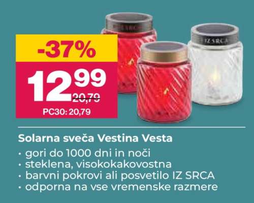 SOLARNA SVEČA VESTINA VESTA