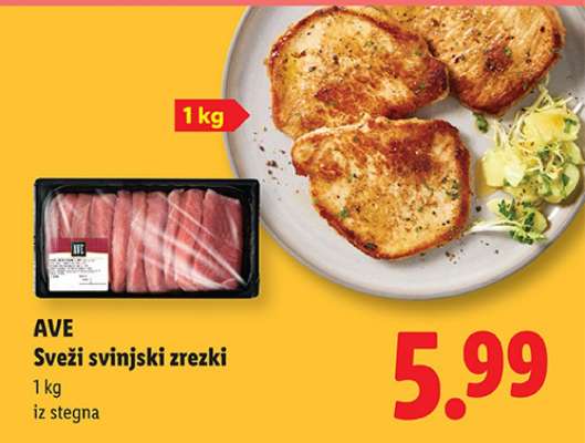 AVE Sveži svinjski zrezki