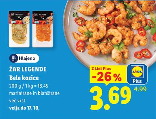 ŽAR LEGENDE Bele kozice