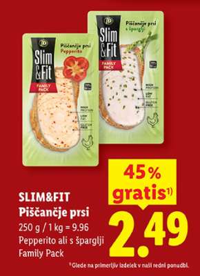 SLIM&FIT Piščančje prsi