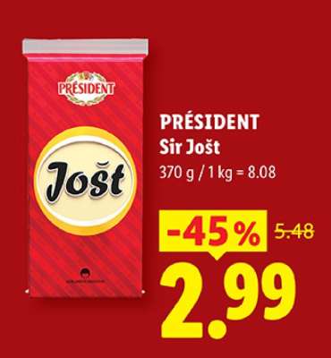 PRESIDENT Sir Jošt