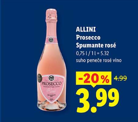 ALLINI Prosecco Spumante rosé