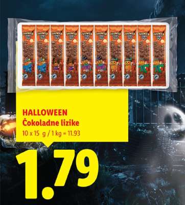 Halloween Čokoladne lizike