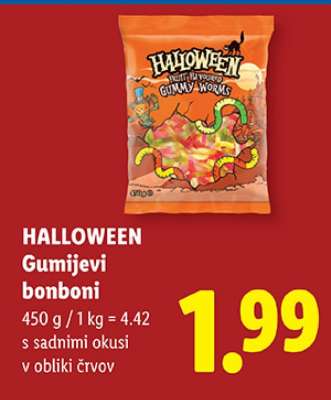 HALLOWEEN Gumijevi bonboni