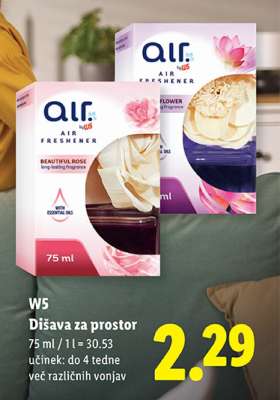 W5 Dišava za prostor