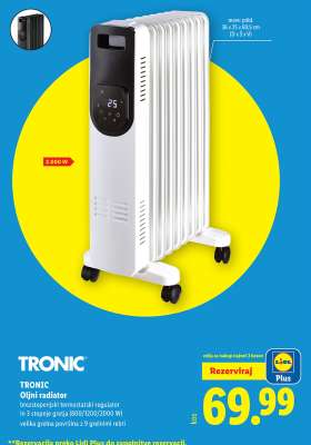 TRONIC Oljni radiator
