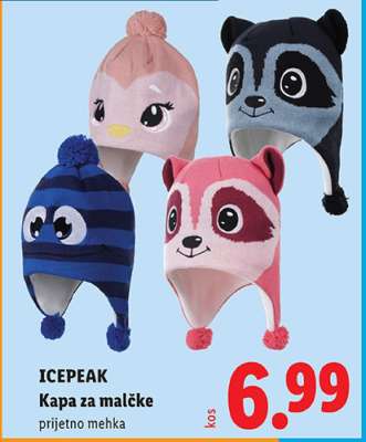 ICEPEAK Kapa za malčke