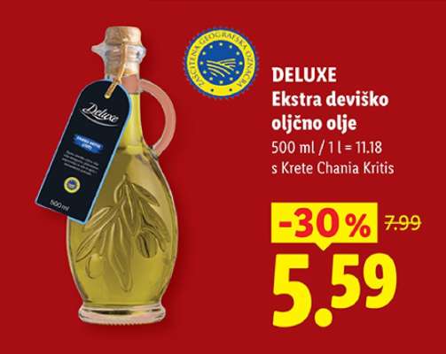 DELUXE Ekstra deviško oljčno olje