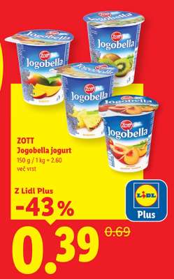 ZOTT Jogobella jogurt