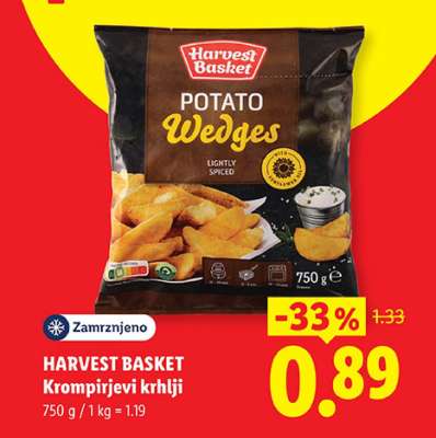 HARVEST BASKET Krompirjevi krhlji