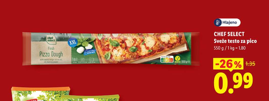 CHEF SELECT Sveže testo za pico