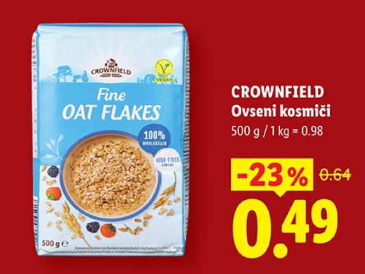 CROWNFIELD Ovseni kosmiči