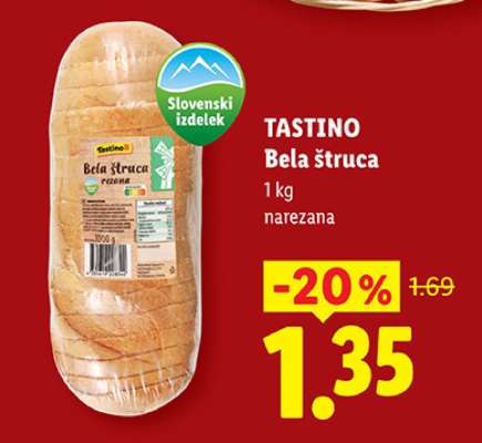 TASTINO Bela štruca