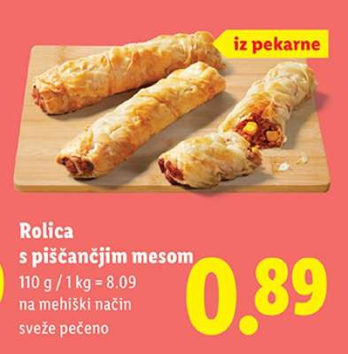 Rolica s piščančjim mesom