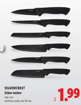 SILVERCREST Izbor nožev