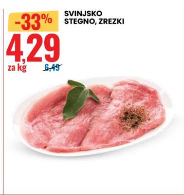 SVINJSKO STEGNO, ZREZKI