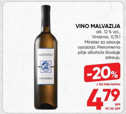 Vino Malvazija