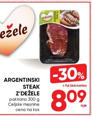 Argentinski Steak Z'Dežele