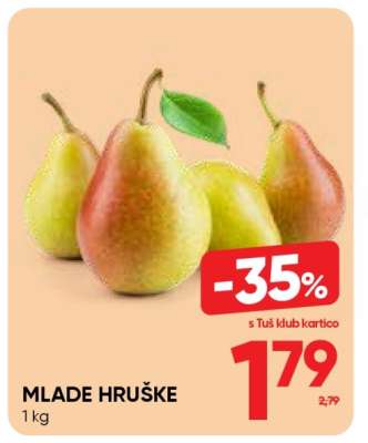Mlade hruške