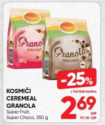 KOSMIČI CEREMEAL GRANOLA