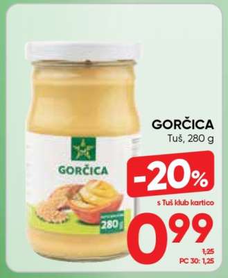 GORČICA Tuš, 280 g