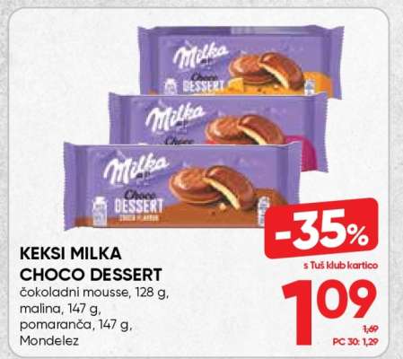 Keksi Milka Choco Dessert