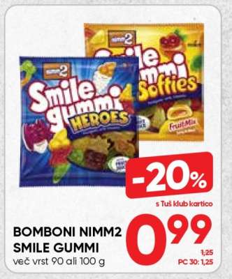 BOMBONI NIMM2 SMILE GUMMI