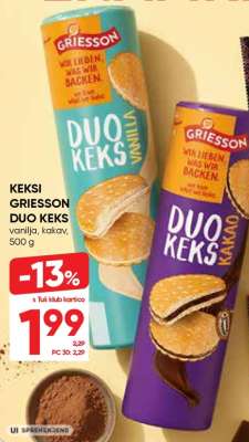 KEKSI GRIESSON DUO KEKS
