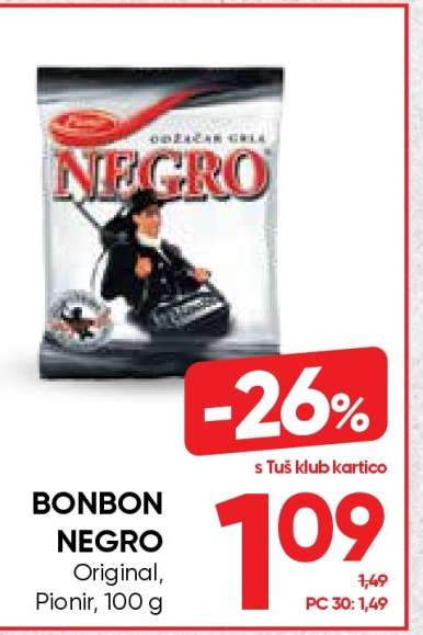 BONBON NEGRO