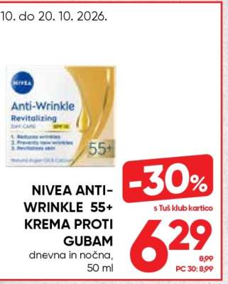 NIVEA ANTI-WRINKLE 55+ KREMA PROTI GUBAM
