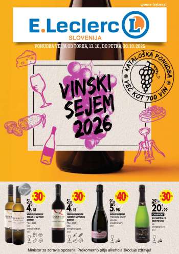 E.Leclerc katalog - 13.10.2026 - 30.10.2026.