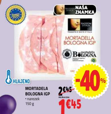 MORTADELA BOLOGNA IGP
