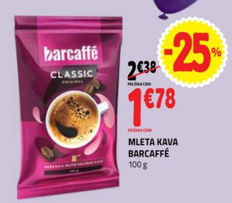 MLETA KAVA BARCAFFE