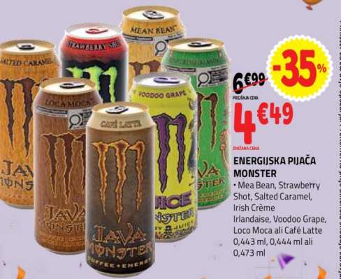 ENERGIJSKA PIJAČA MONSTER