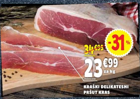 Kraški delikatesni pršut Kras