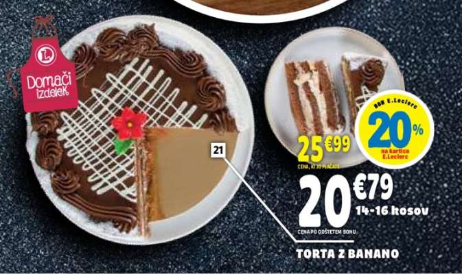 TORTA Z BANANO