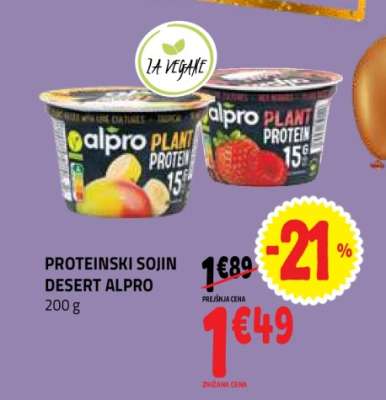Proteinski sojin desert Alpro