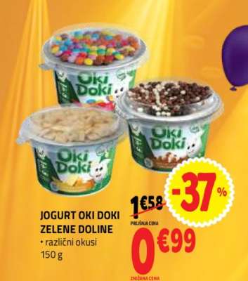 JOGURT OKI DOKI ZELENE DOLINE